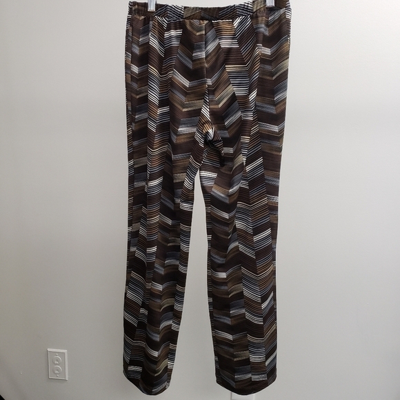 New Directions Petite Chevron Stripes Pants Size PM - Picture 3 of 5